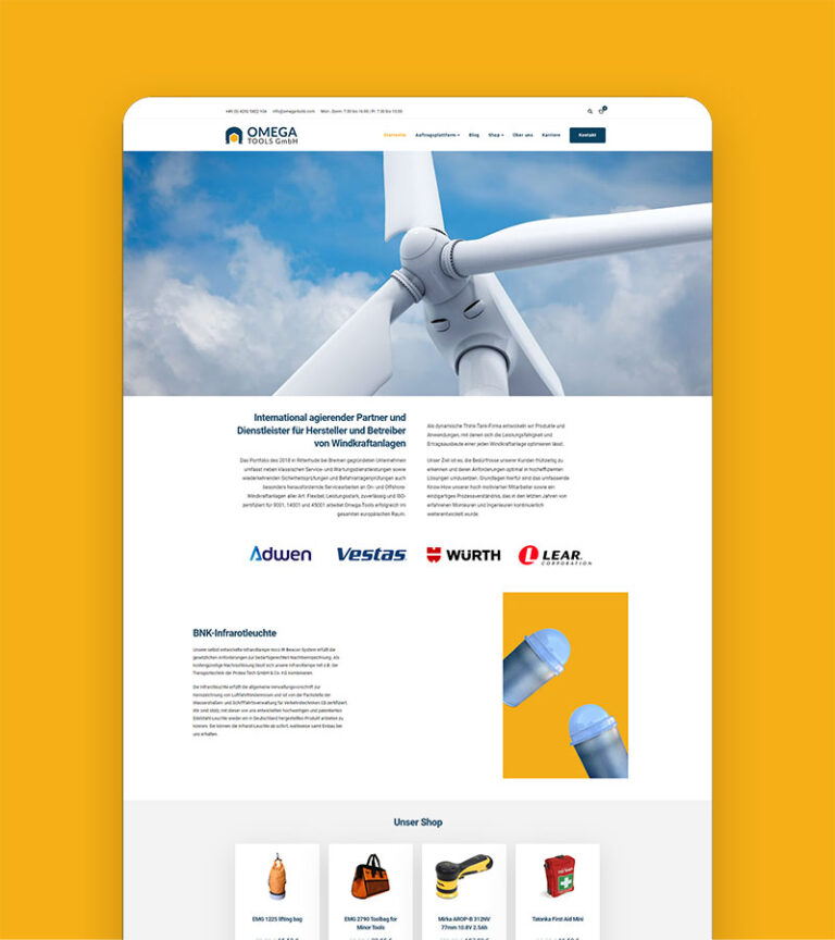 omega-tools-webseite webseite für omega tools